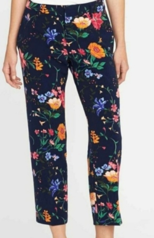 Old Navy HARPER mid-rise floral capri pants 6
